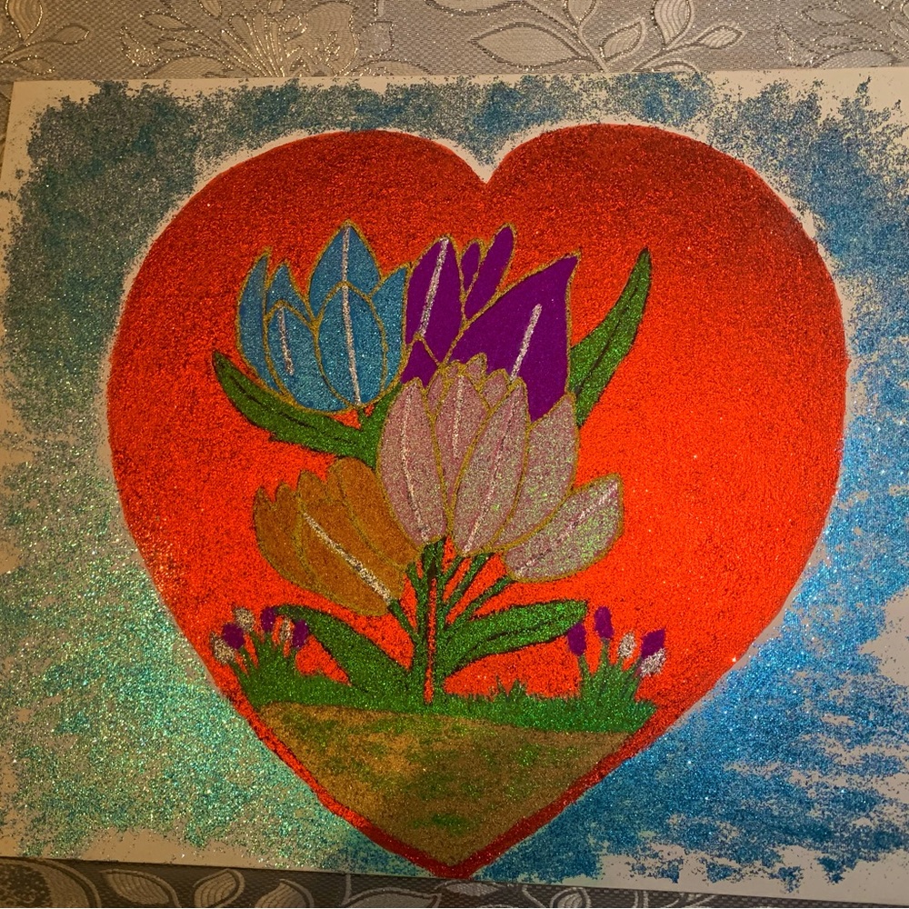 Glitter art